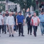 Kadis ESDM Dampingi Gubernur Kalteng Jogging Sore Bersama Para Wartawan