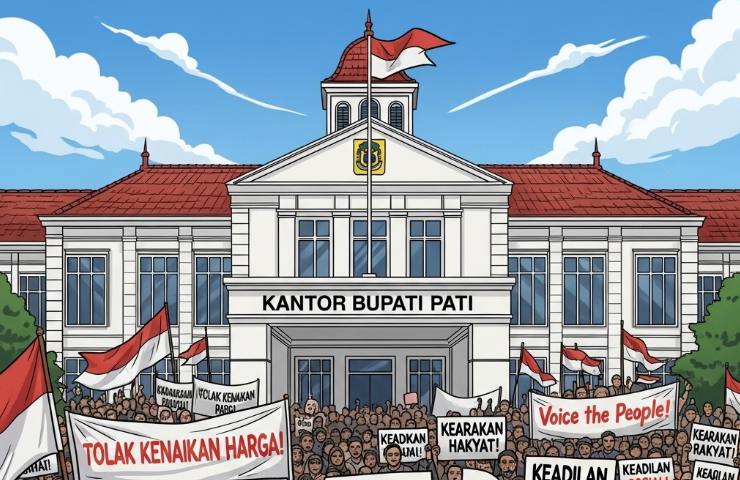 Aksi Demo Besar di Pati: Aliansi Masyarakat Desak Bupati Sudewo Mundur