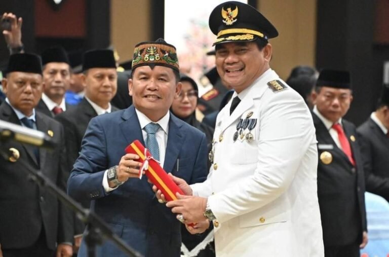 Gubernur Agustiar Lantik Bupati dan Wabup Barito Utara, Tekankan Fokus Program Prioritas