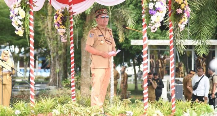 Awali Kerja Pascalebaran, Gubernur Agustiar Sabran Bakar Semangat 4.497 ASN Kalteng