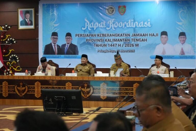 ​Wujudkan Pelayanan Terbaik bagi Tamu Allah, Wagub Edy Pratowo Pimpin Persiapan Haji Kalteng