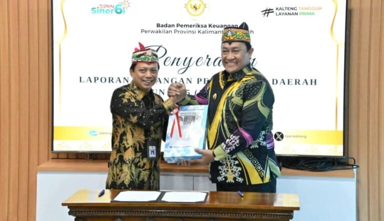 Bidik Opini WTP, Pemprov Kalteng Serahkan LKPD 2025 ke BPK RI
