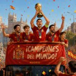 Spanyol Disambut Bak Pahlawan, Hampir 2 Juta Suporter Padati Madrid Rayakan Gelar Juara Dunia